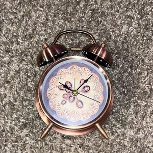 Elegant Copper Twin Bell Alarm Clock